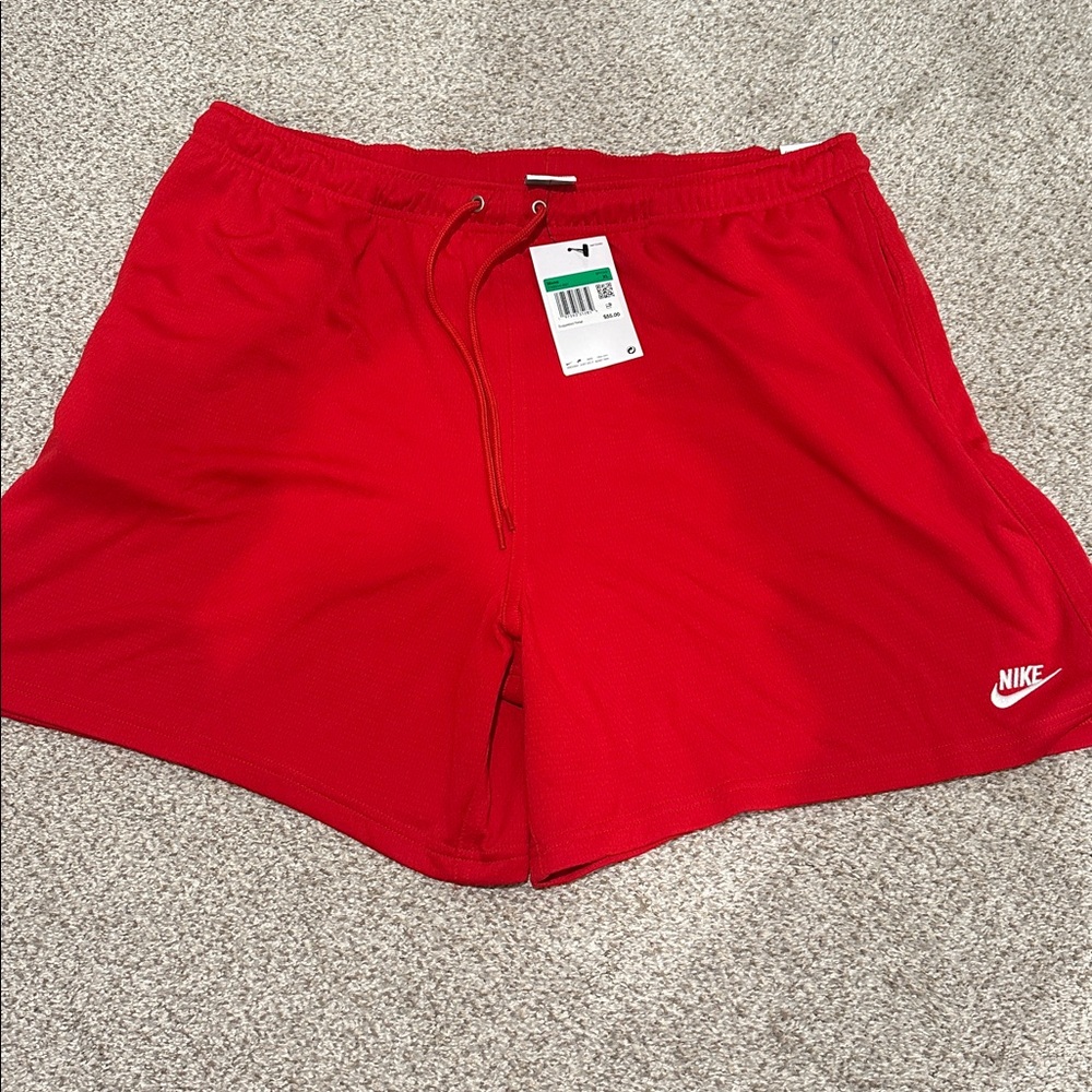 NWT Nike Men's Vibrant Red Athletic Shorts Size XL